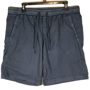 L.L. Bean Men's Large Blue Outdoor Drawstring Roll Tab Causal Shorts